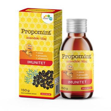 Propomint Islandski lišaj, tečni dodatak ishrani 150g, Propolis