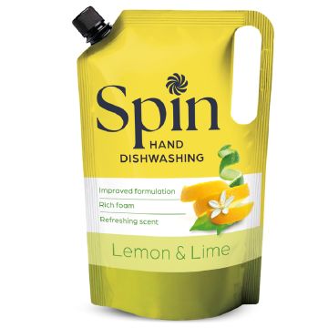 Spin Lemon & Lime tečnost za pranje sudova 1.2l