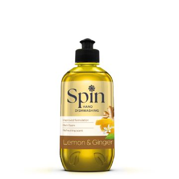 Spin Lemon & Ginger tečnost za pranje sudova 500ml