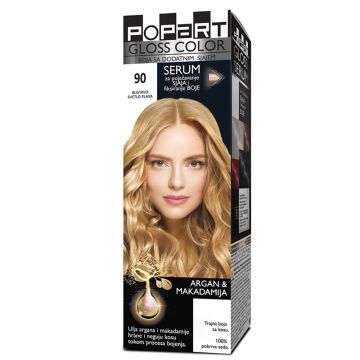 Popart Gloss Color 90 blistavo svetlo plava boja za kosu