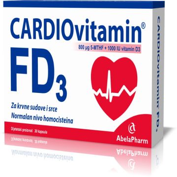 CARDIOvitamin Fd3, 30 kapsula