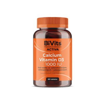 BiVits Calcium Vitamin D3 1000 Iu