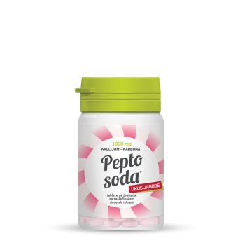 Pepto soda  1000 mg, 14 tableta za žvakanje jagoda