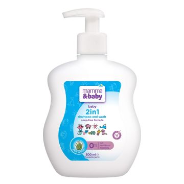 Mamma&baby 2u1 šampon i kupka za bebe 500ml