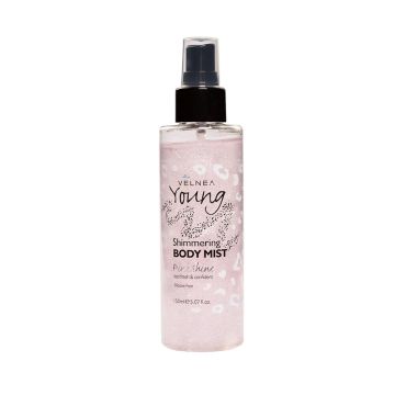 Velnea Young Mist za telo srebrne šljokice 150ml