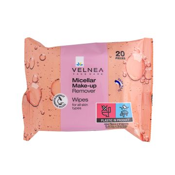Velnea micelarne maramice za skidanje šminke 20 kom