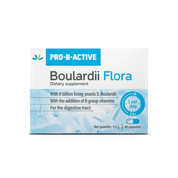Pro-B-Active Boulardii Flora, 10 kapsula