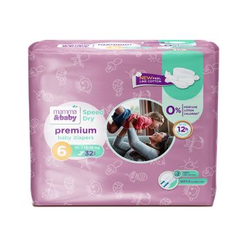 Mamma&baby pelene 6 xl 32 kom