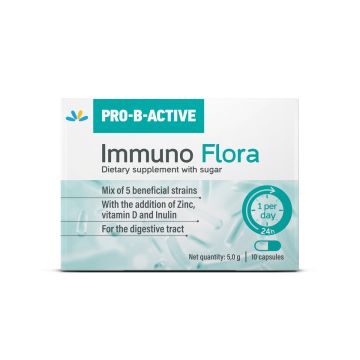 Pro-B-Active Immuno flora, 10 kapsula
