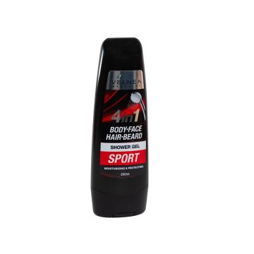 Velnea Men gel za tuširanje sport 4 u 1 250ml