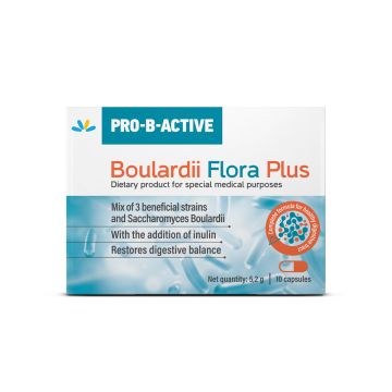 Pro-b-active Boulardii Flora Plus, 10 kapsula