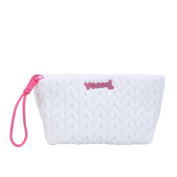 Yesss! belo-roze pleteni neseser 