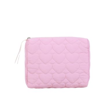 Yesss! svetlo roze srcasti neseser 