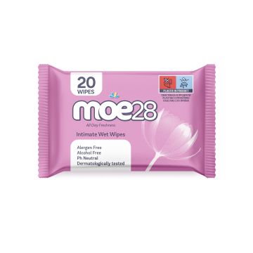 Moe28 Intimne vlažne maramice 20kom
