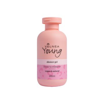 Velnea Young Coconut & Strawberry gel za tuširanje 200ml