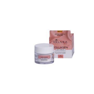 Velnea Colagen Peptid dnevna krema za lice  SPF 15 50ml