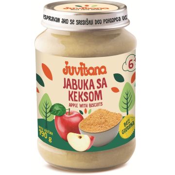 Juvitana kašica od jabuke i keksa 190g