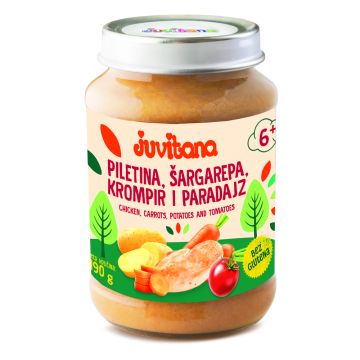 Juvitana kašica piletina,krompir,mrkva i paradajz 190g