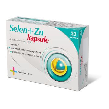 Pharmanova selen+zink 20 kapsula