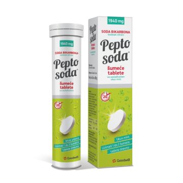 Pepto soda ukus mint eff sa zaslađivačem (20eff 80g)