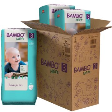 Bambo Nature pelene (mesečni box) veličina 3, (4-8kg), 156kom