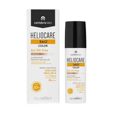 Heliocare 360° Color Gel Oil-Free sunscreen  SPF50+ Bronze 50ml