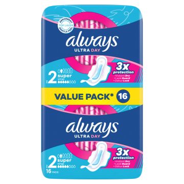 Always Super Plus  higijenski ulošci duo pack 16 komada