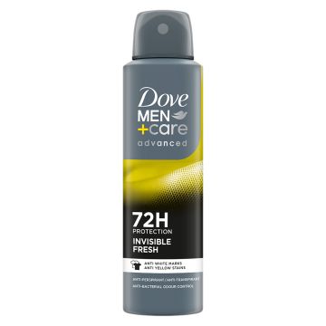 Dove Invisible fresh Men Advance care dezodorans u spreju 150 ml