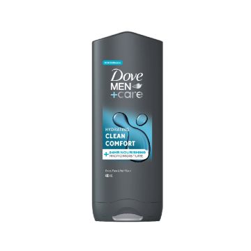 Dove Clean Comfort muški gel za tuširanje 400 ml