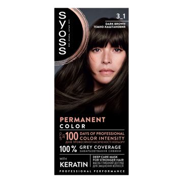 Syoss boja za kosu 3-1 Dark brown