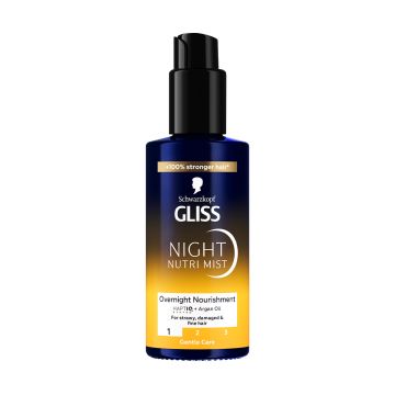 Gliss Night Nutri Mist tretman za kosu 100ml