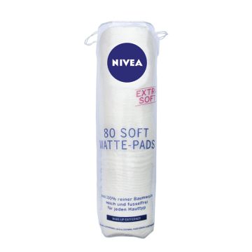 NIVEA Tupferi za čišćenje lica i uklanjanje šminke 80 komada