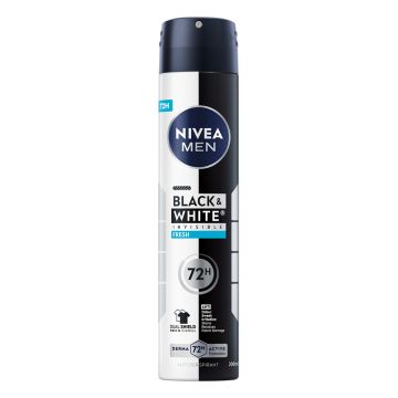 Nivea men b&w muški dezodorans u spreju 200ml