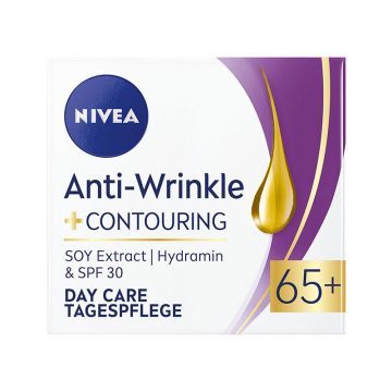 Nivea dnevna krema protiv bora za poboljšanje kontura lica 65+ 50ml