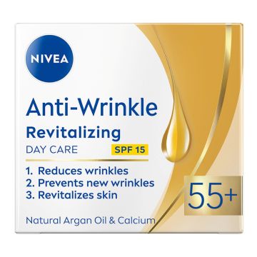 NIVEA dnevna krema protiv bora za revitalizaciju kože 55+ 50ml