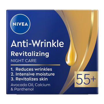 NIVEA noćna krema protiv bora za revitalizaciju kože 55+ 50ml