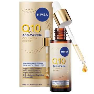 Nivea Q10 Anti-wrinkle Collagen Expert 3u1 serum 30ml