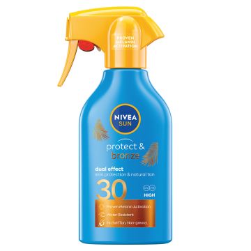 Nivea Sun Protect & Bronze sprej za zaštitu od sunca SPF 30+ 250 ml
