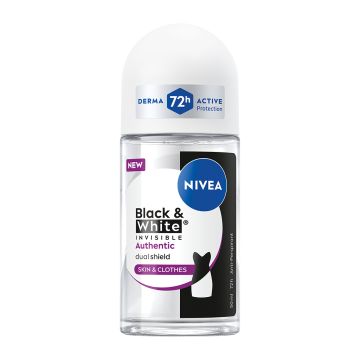 Nivea Black & White Invisible Authentic dezodorans roll on 50ml