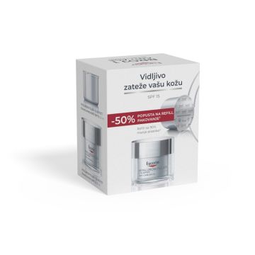 Eucerin Hyaluron-Filler dnevna krema za suvu kožu SPF 15 sa dopunom, 50ml