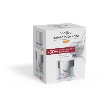 Eucerin Hyaluron-Filler Dnevna krema SPF 30 sa dopunom, 50ml 