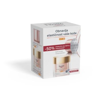 Eucerin Hyaluron-Filler + Elasticity Dnevna krema SPF 30 sa dopunom, 50ml