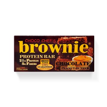Brownie Protein Bar Čokolada kikiriki buter HFD 100 gr
