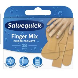 Salvequick Ricarica Per Cerotti Dispenser 6454 – 15 Dita A Punta Elastiche, Adesivo Monomano - 2