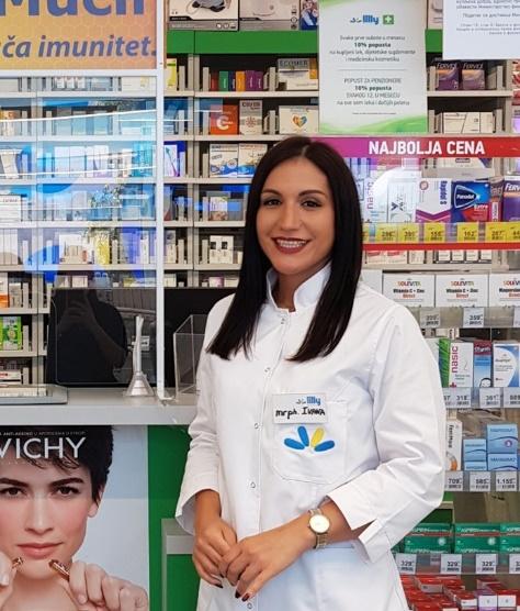 Ivana Gluvnja, magistar farmacije