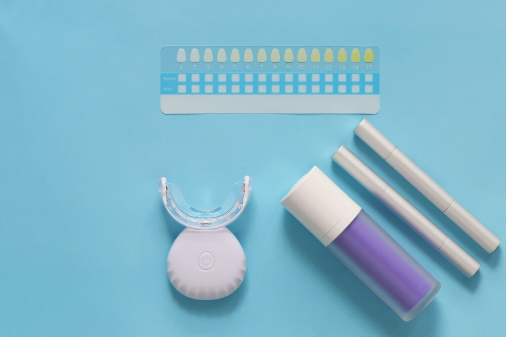 hello smile proizvodi, led aparat, olovka i ljubičasti serum