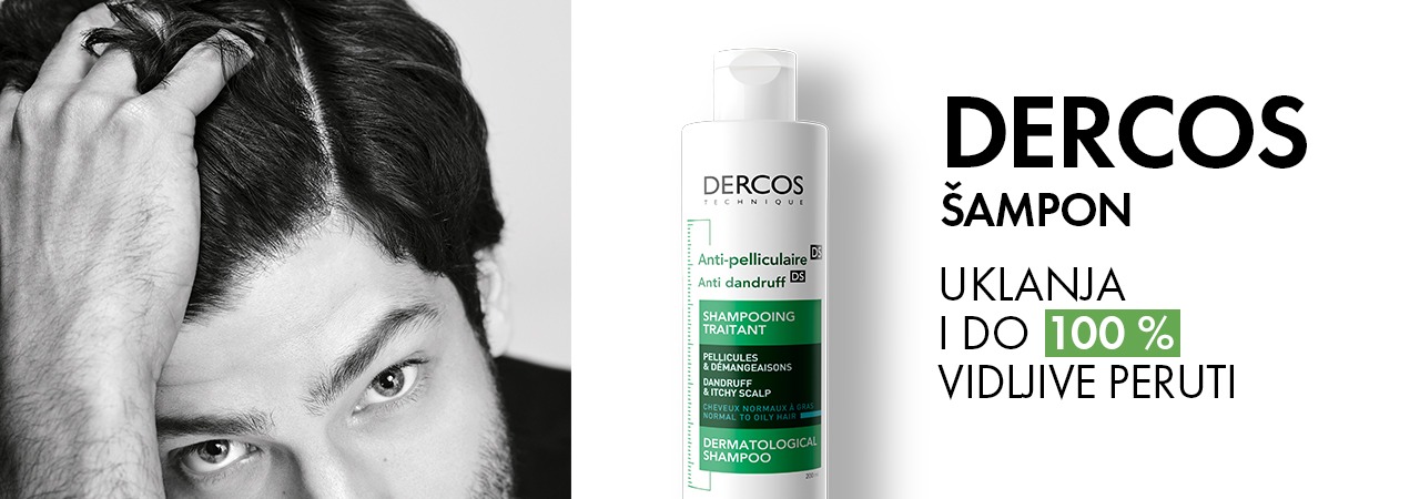 Vichy Dercos Anti - Dandruff Šampon protiv peruti za suvu kosu, 200 ml